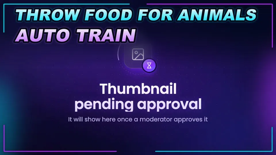 Thumbnail for [🎃] Throw Food For Animals Script | AUTO TRAIN