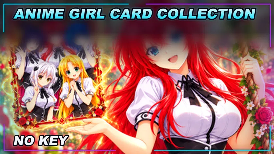 Thumbnail for [🌸] Anime Girl Card Collection Script | NO KEY