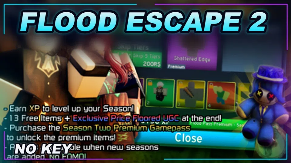 Thumbnail for Flood Escape 2 🌊 Script | NO KEY | Fast Text Access