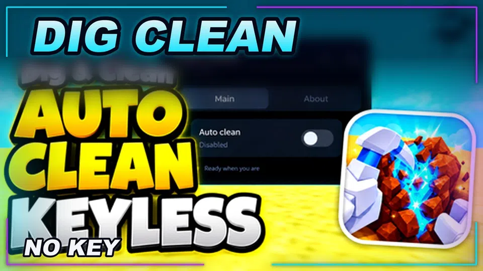 Thumbnail for [🎃] Dig & Clean 🧼 Script | NO KEY | OP FEATURES