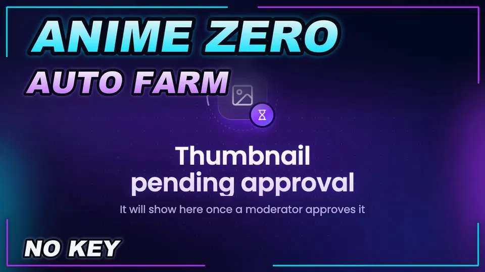Thumbnail for [UPD 3] Anime Zero 🗡️🎉 Script | NO KEY | AUTO FARM