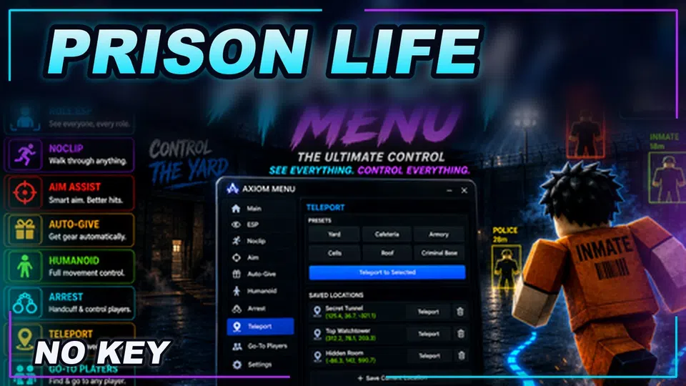 Thumbnail for Prison Life Script | NO KEY | Fast Text Access