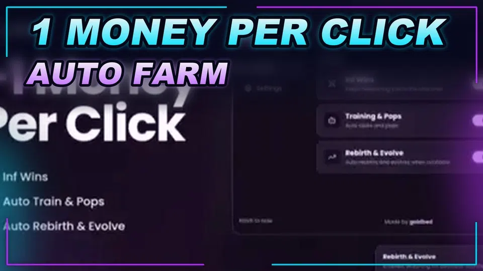 Thumbnail for [UPD🤑] +1 Money Per Click 💸 Script | AUTO FARM | AUTO TRAIN