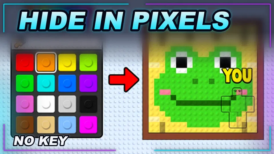 Thumbnail for [🎨] Hide In Pixels Script | NO KEY | SCRIPT HUB