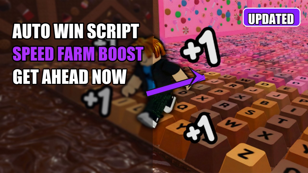 Thumbnail for Auto Win & Speed Farm Script for +1 Speed Keyboard Escape Game