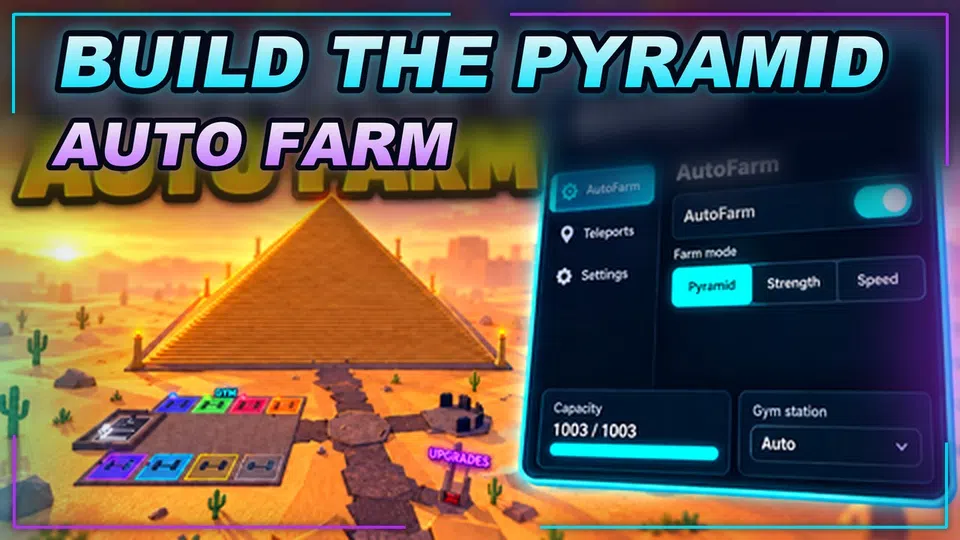 Thumbnail for Build the Pyramid! Script | AUTO FARM | Fast Text Access