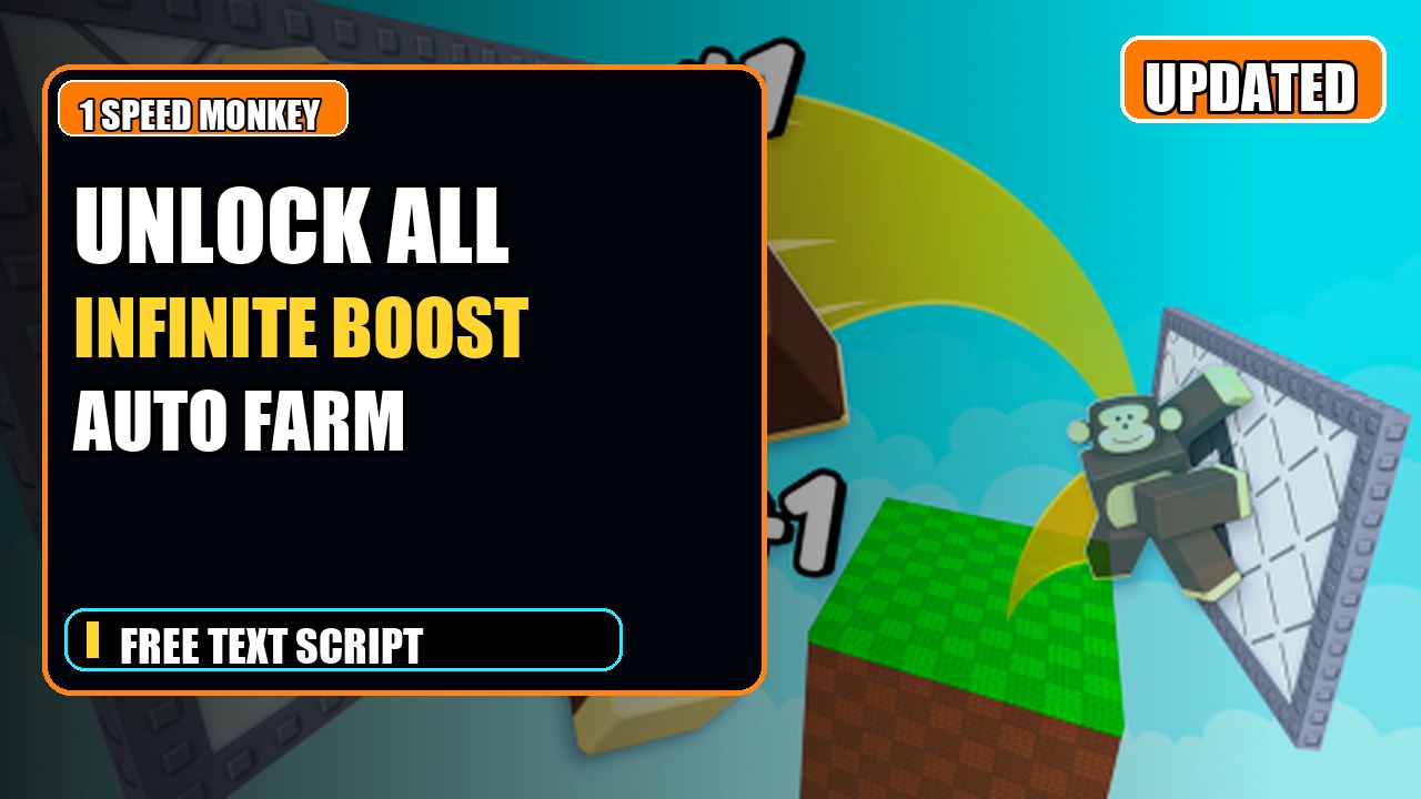 Thumbnail for Sakura Hub Script for +1 Speed Monkey Escape: Unlock All & Auto Farm