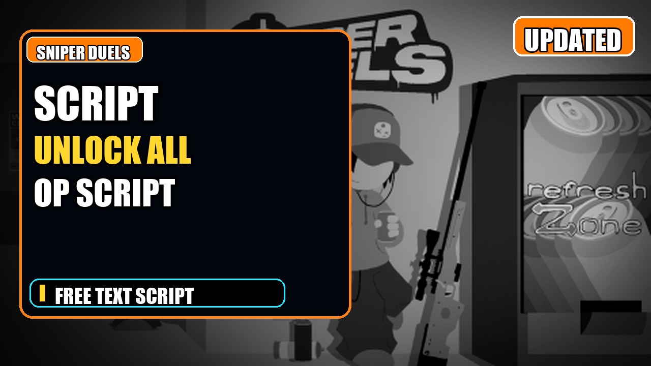 Thumbnail for SNIPER DUELS Script | UNLOCK ALL | Fast Text Access