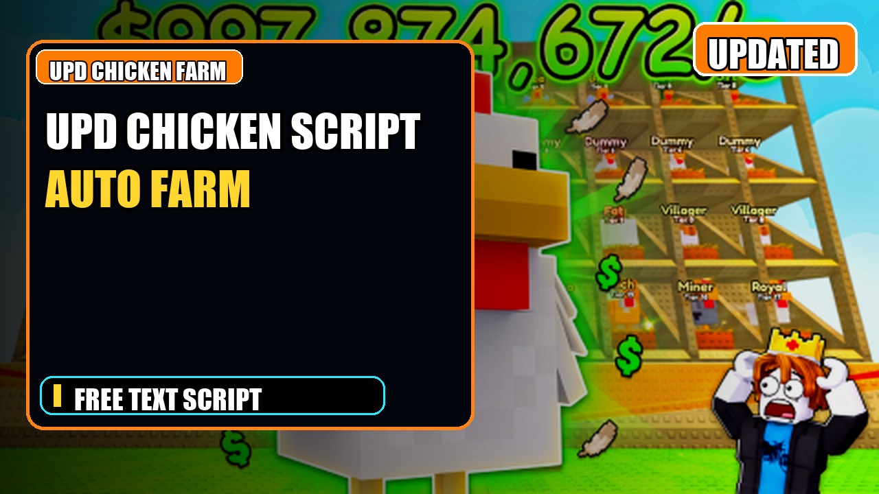 Thumbnail for [UPD🌟] Chicken Farm 🐣 Script | AUTO FARM | UPDATED
