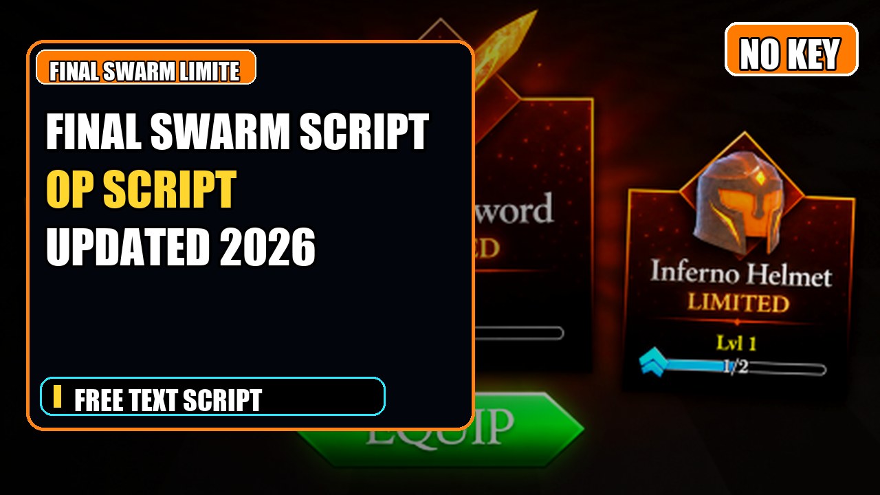 Thumbnail for Final Swarm [🔥LIMITED] Script | NO KEY | Fast Text Access