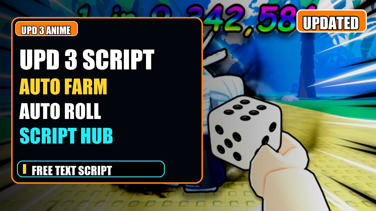 Thumbnail for [🎉UPD 3] Anime Dice Script | AUTO FARM | AUTO ROLL | SCRIPT HUB
