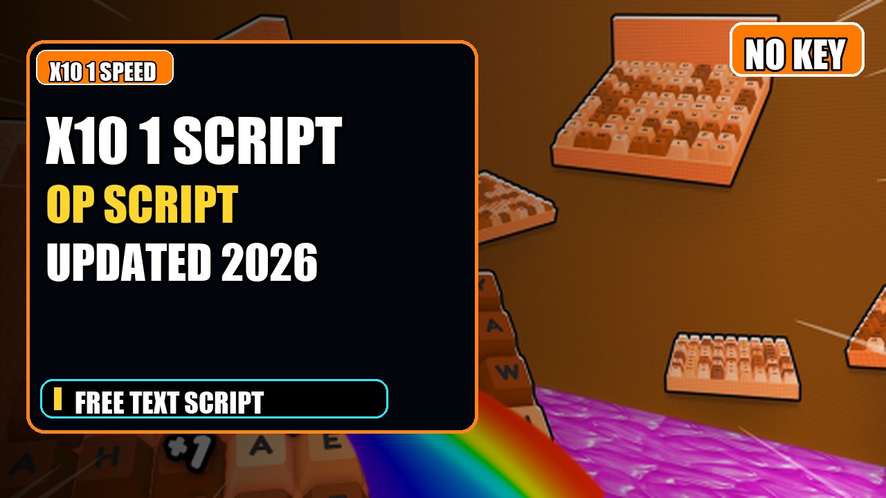 Thumbnail for [X10] +1 Speed Keyboard Escape | Candy & Chocolate Script | NO KEY