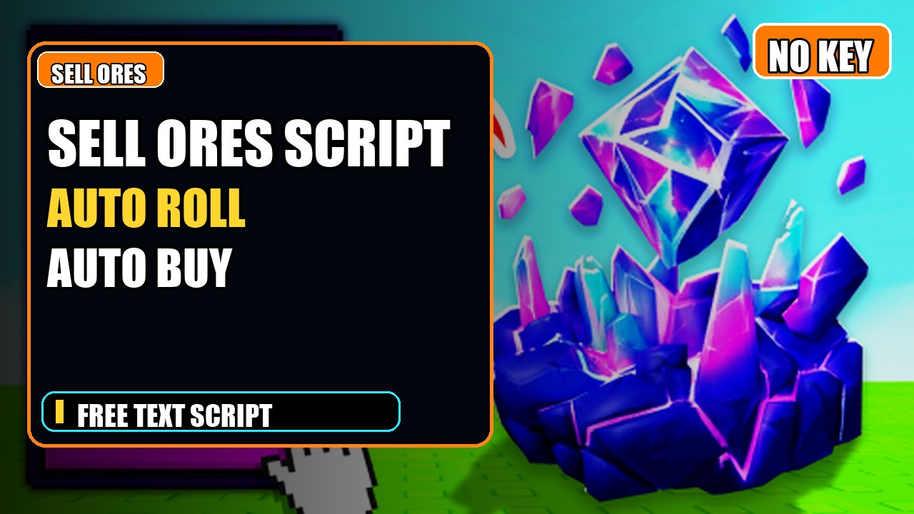Thumbnail for [💎] Sell Ores ⛏️ Script | NO KEY | AUTO ROLL | AUTO BUY