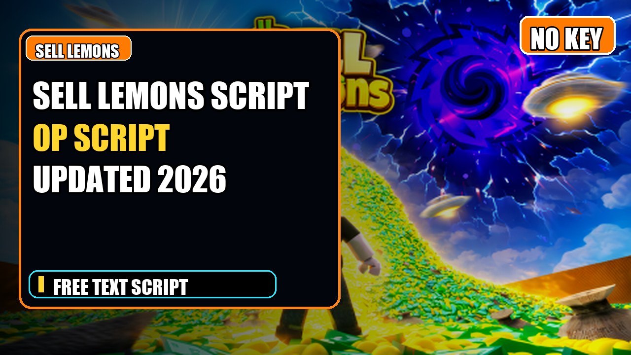 Thumbnail for Sell Lemons 🍋 Script | NO KEY | Fast Text Access