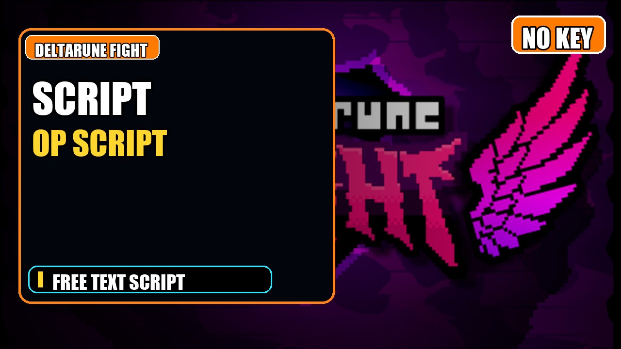 Thumbnail for DELTARUNE Fight Script | NO KEY | Fast Text Access