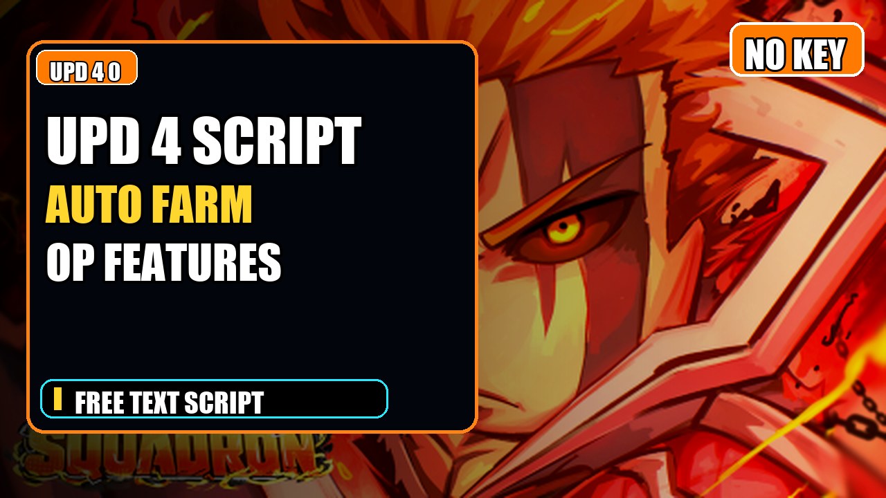 Thumbnail for [🗡️UPD 4.0🟠] Anime Squadron Script | NO KEY | AUTO FARM | OP FEATURES