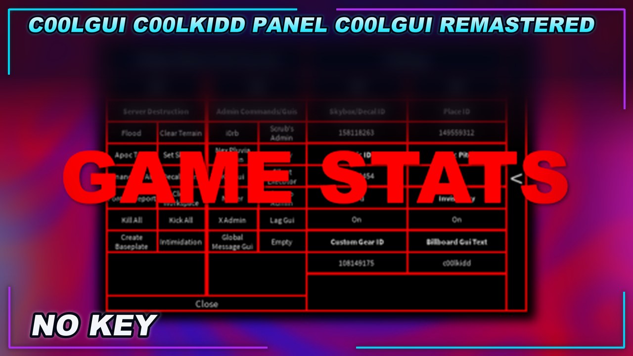 Thumbnail for c00lgui (c00lkidd Panel) [c00lgui Remastered!] Script | NO KEY | SCRIPT HUB