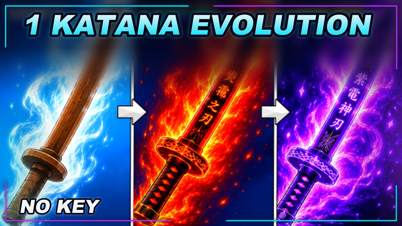 Thumbnail for [⛩️] +1 Katana Evolution Script | NO KEY