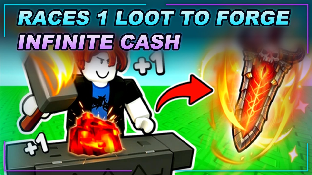 Thumbnail for [Races]+1 Loot To Forge Script | INFINITE CASH | INSTANT KILL