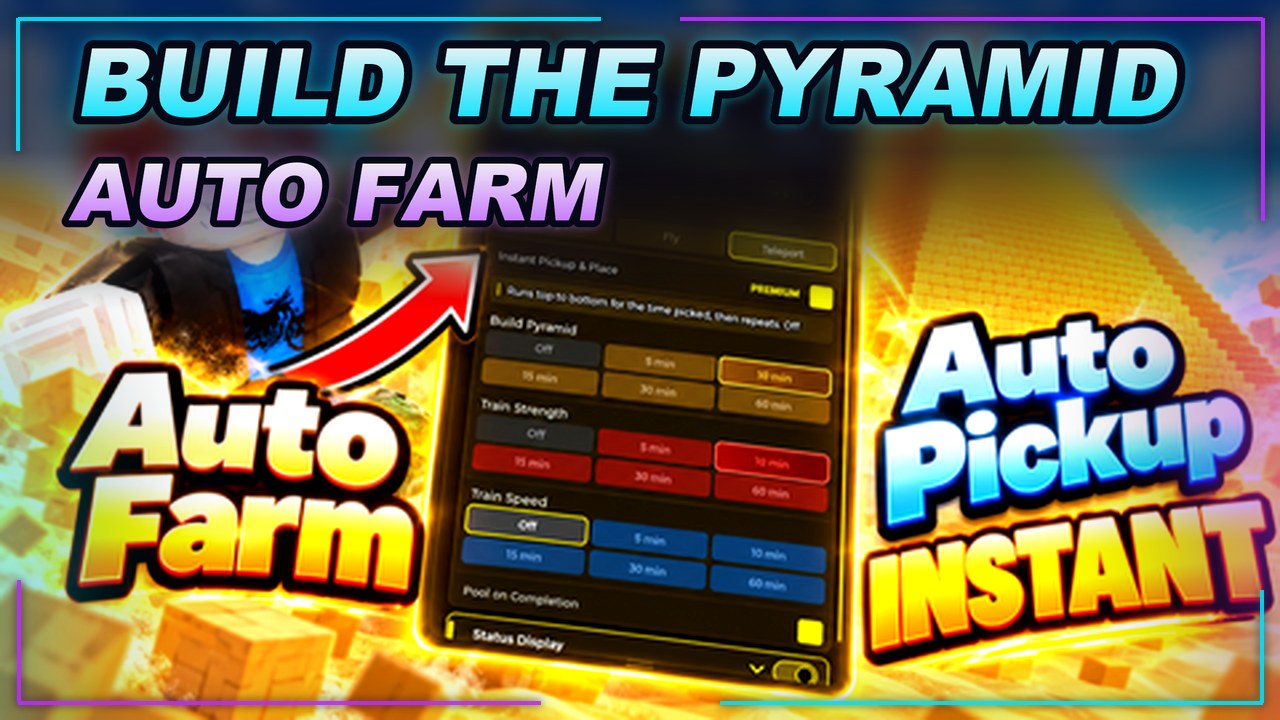 Thumbnail for Build the Pyramid! Script | AUTO FARM | AUTO TRAIN