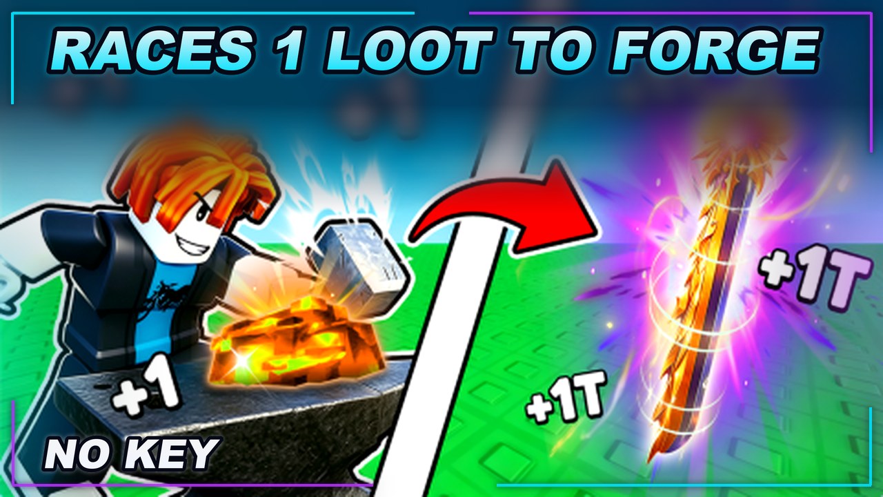 Thumbnail for [Races]+1 Loot To Forge Script | NO KEY | SCRIPT HUB