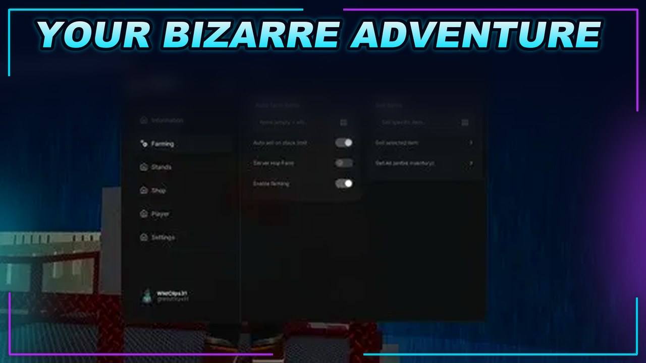 Thumbnail for Your Bizarre Adventure Script | SCRIPT HUB