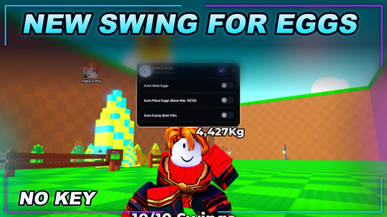 Thumbnail for [NEW] Swing For Eggs Script | NO KEY | SCRIPT HUB | OP FEATURES