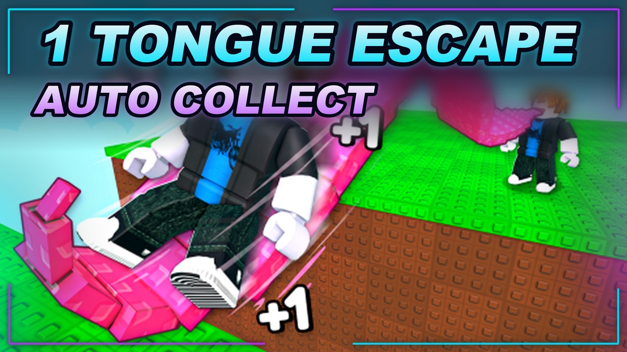 Thumbnail for [🔮UPDATE!] +1 Tongue Escape 😛 Script | SCRIPT HUB | AUTO COLLECT