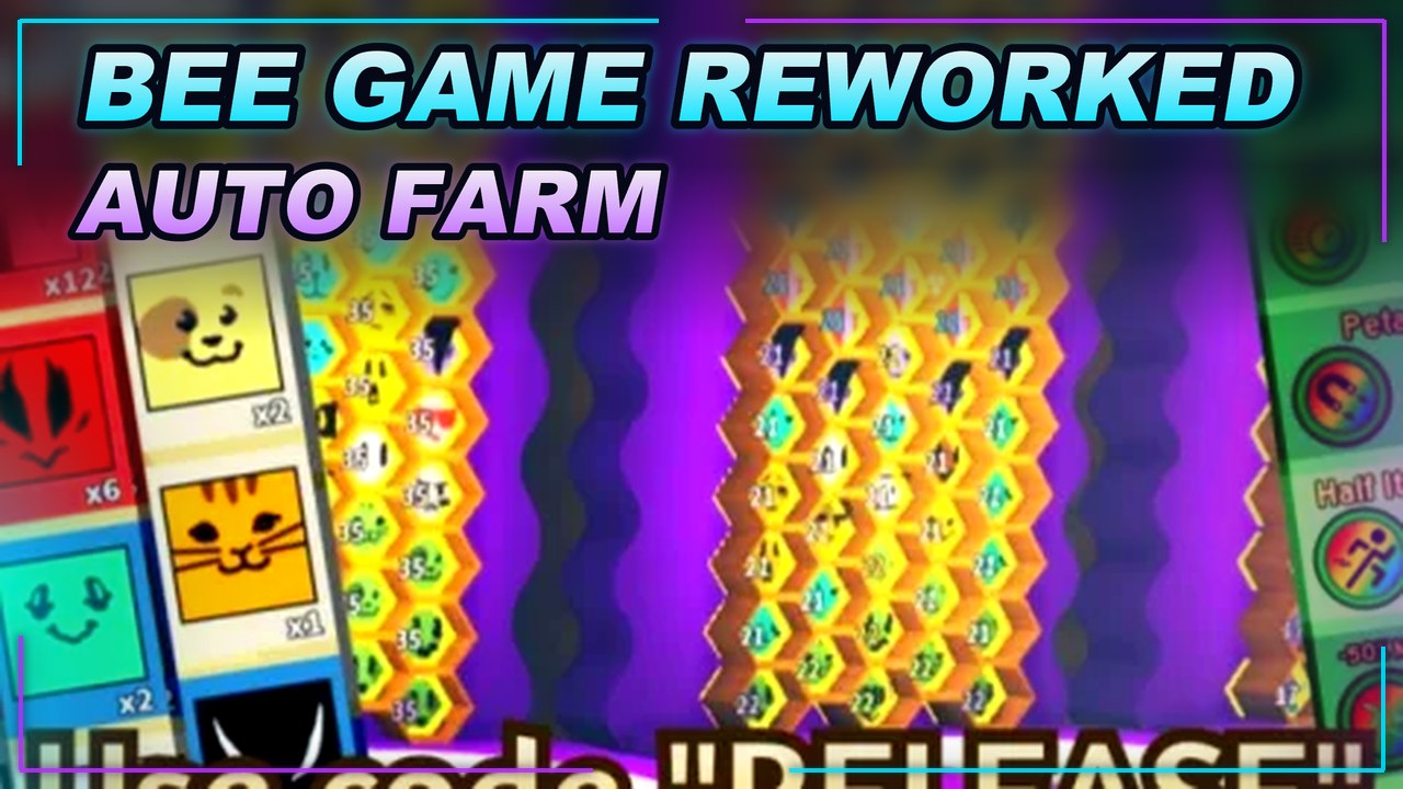 Thumbnail for Bee Game Reworked Script | OP FEATURES | AUTO FARM