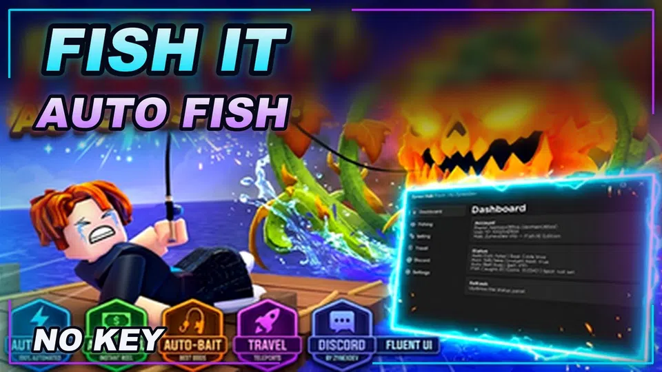 Thumbnail for [🎃UPD] Fish It! 🐟 Script | NO KEY | SCRIPT HUB | AUTO FISH
