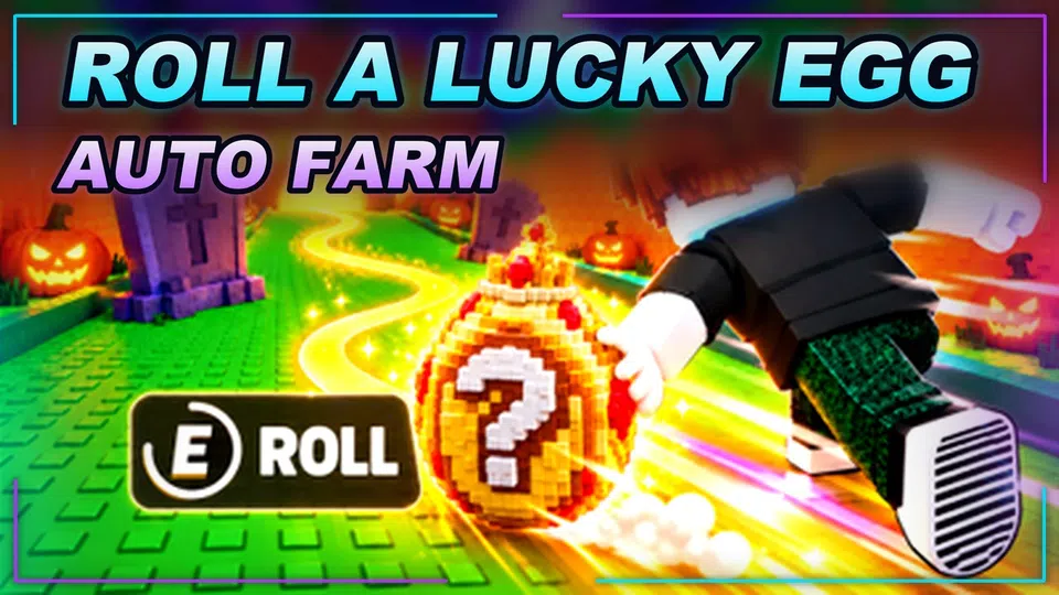 Thumbnail for Roll a Lucky Egg [UPDATE 1 🎃] Script | AUTO FARM