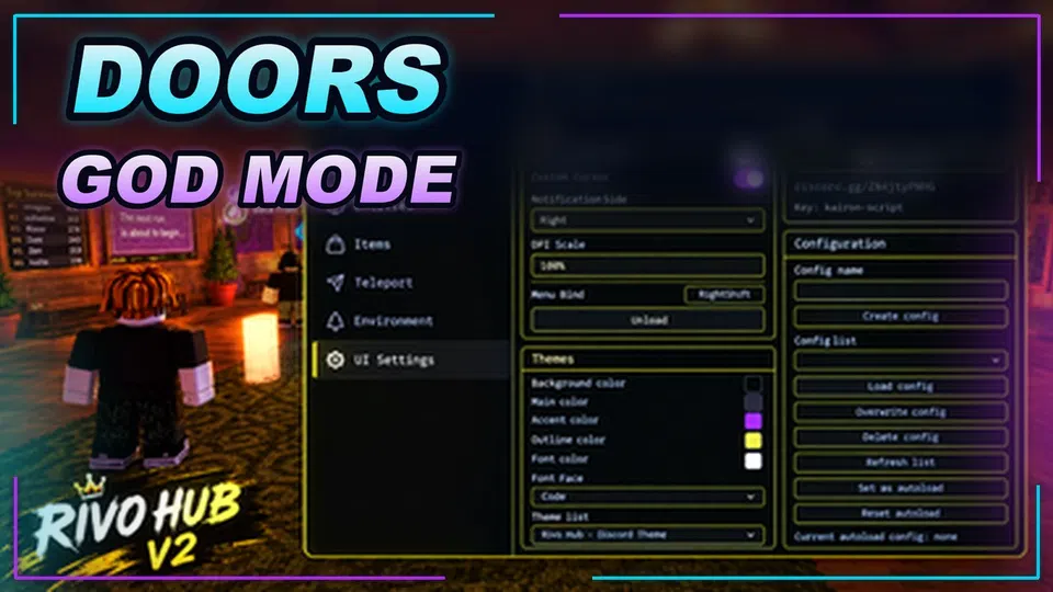 Thumbnail for DOORS 🍬🍭 Script | SCRIPT HUB | GOD MODE | Fast Text Access