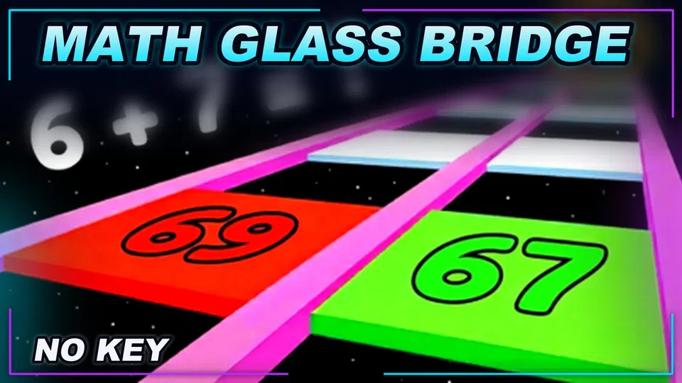 Thumbnail for Math Glass Bridge 🧠 Script | NO KEY | Fast Text Access