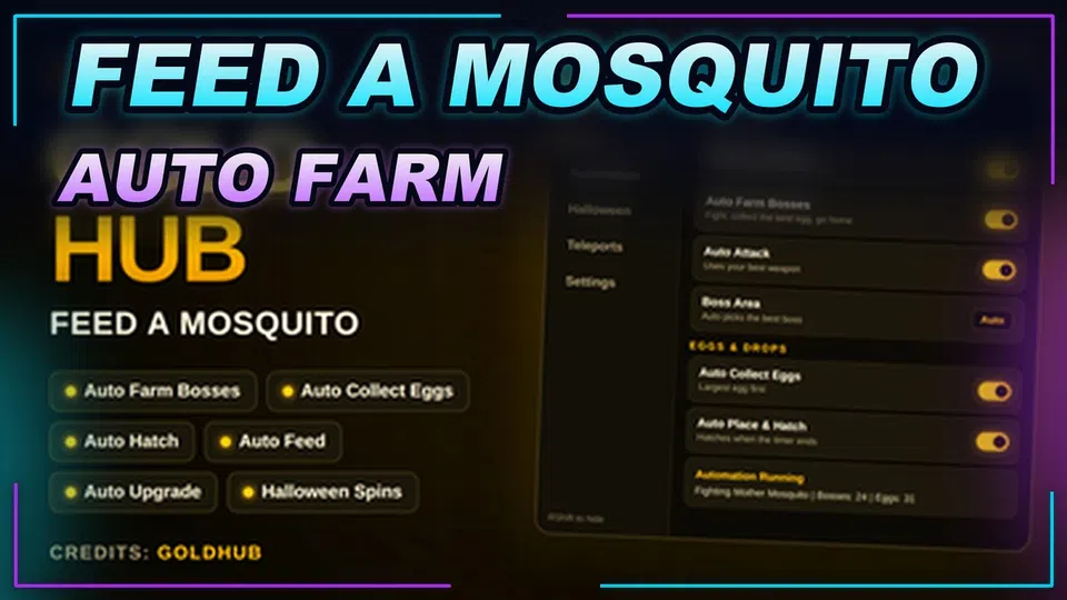 Thumbnail for [🎃V4] Feed A Mosquito Script | OP FEATURES | AUTO FARM | AUTO COLLECT