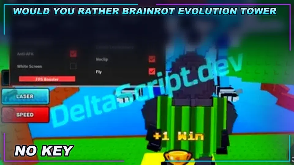 Thumbnail for Would You Rather: Brainrot Evolution Tower 🧠 Script | NO KEY