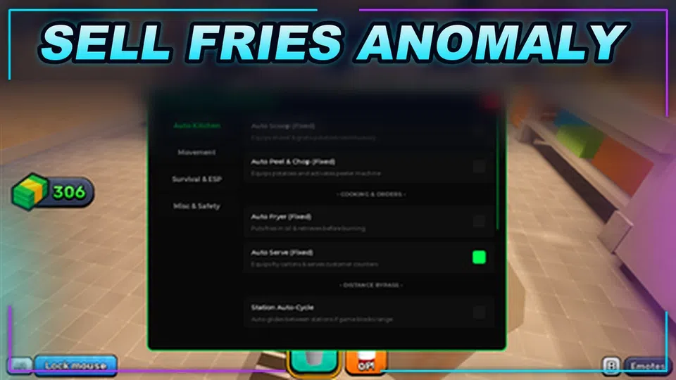 Thumbnail for 🎃 Sell Fries! [Anomaly] 🍟 Script | OP FEATURES | UPDATED 2026