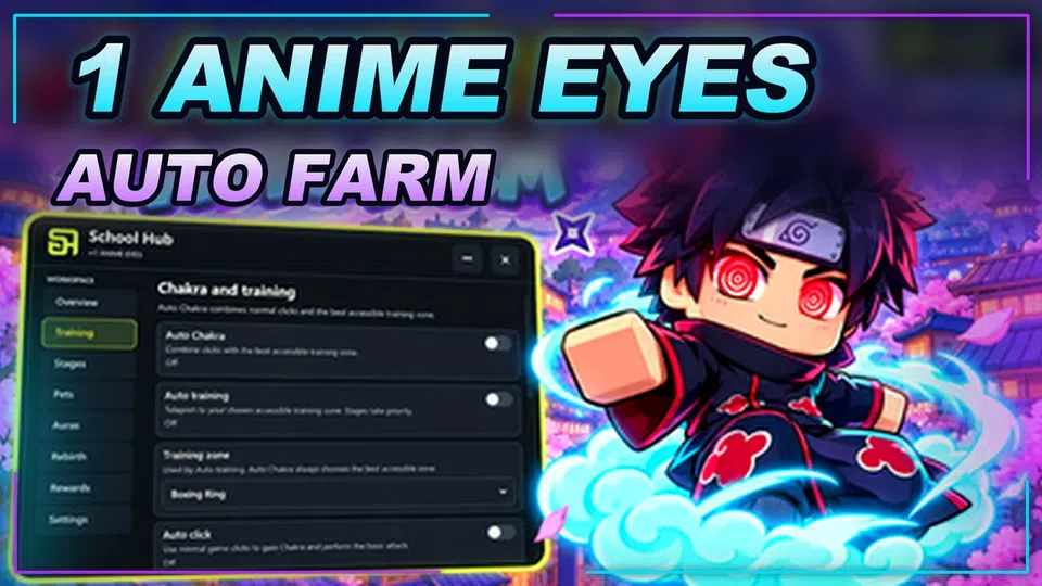 Thumbnail for [🌍UPD] +1 Anime Eyes Script | AUTO FARM | SCRIPT HUB