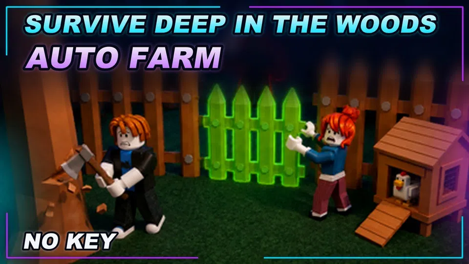 Thumbnail for [🎃] Survive Deep in the Woods Script | NO KEY | AUTO FARM