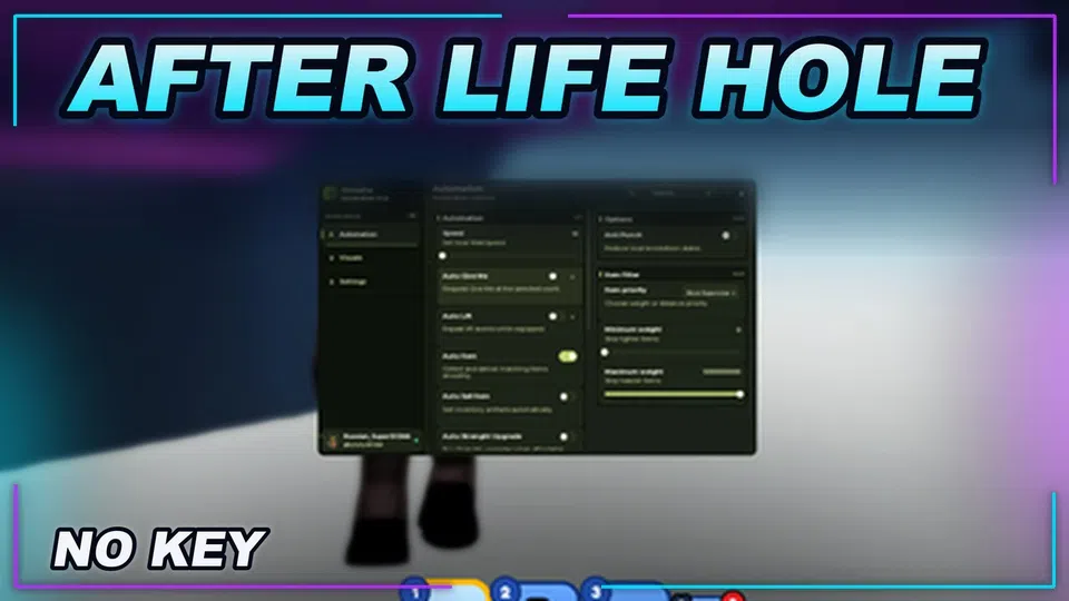 Thumbnail for [After life] Hole🕳️ Script | NO KEY | Fast Text Access