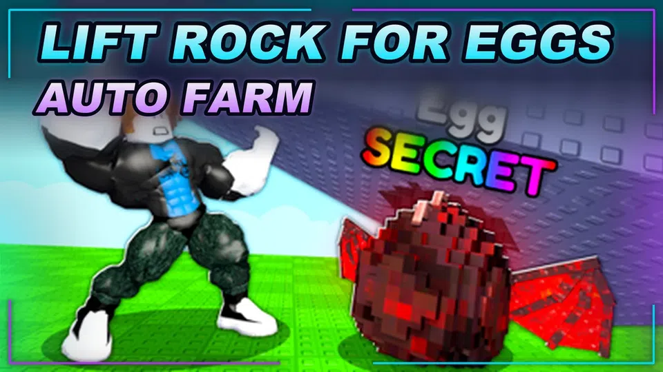 Thumbnail for Lift Rock For Eggs Script | AUTO FARM | SCRIPT HUB