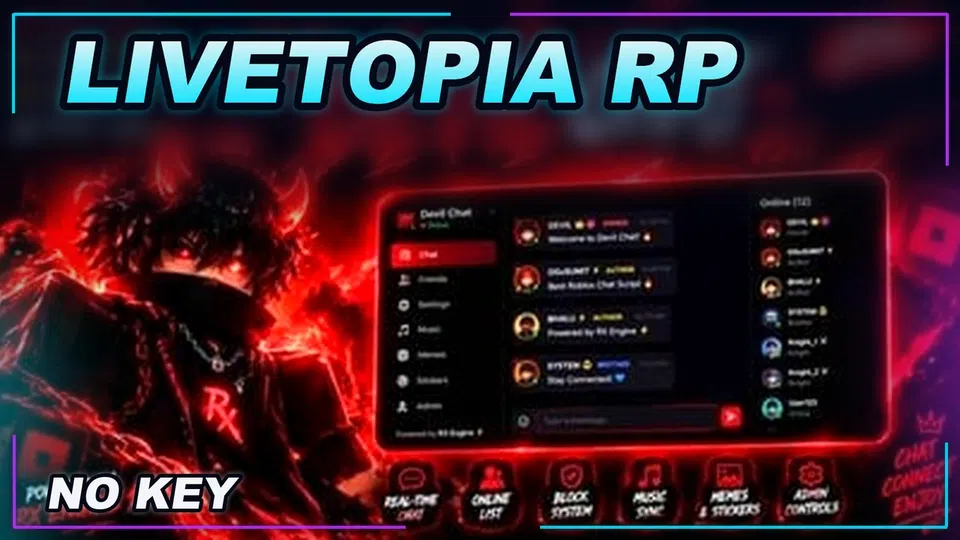 Thumbnail for Livetopia 🏡 RP Script | NO KEY | Fast Text Access