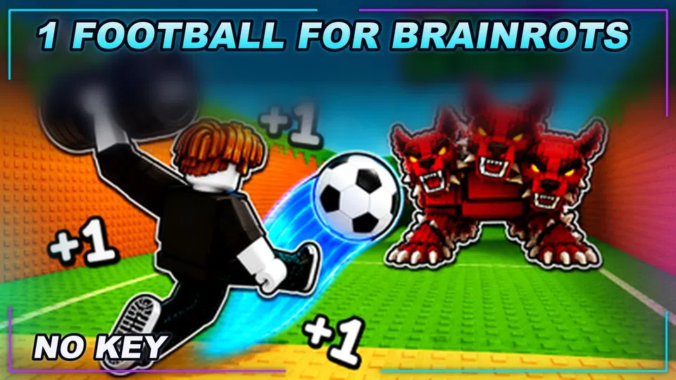 Thumbnail for +1 Football for Brainrots Script | NO KEY