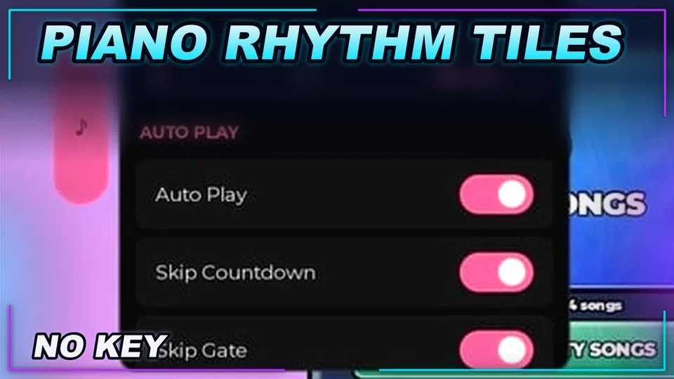 Thumbnail for Piano Rhythm Tiles Script | NO KEY | Fast Text Access