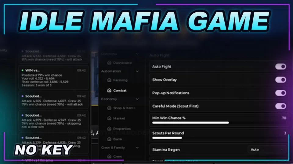 Thumbnail for Idle Mafia Game Script | NO KEY | Fast Text Access