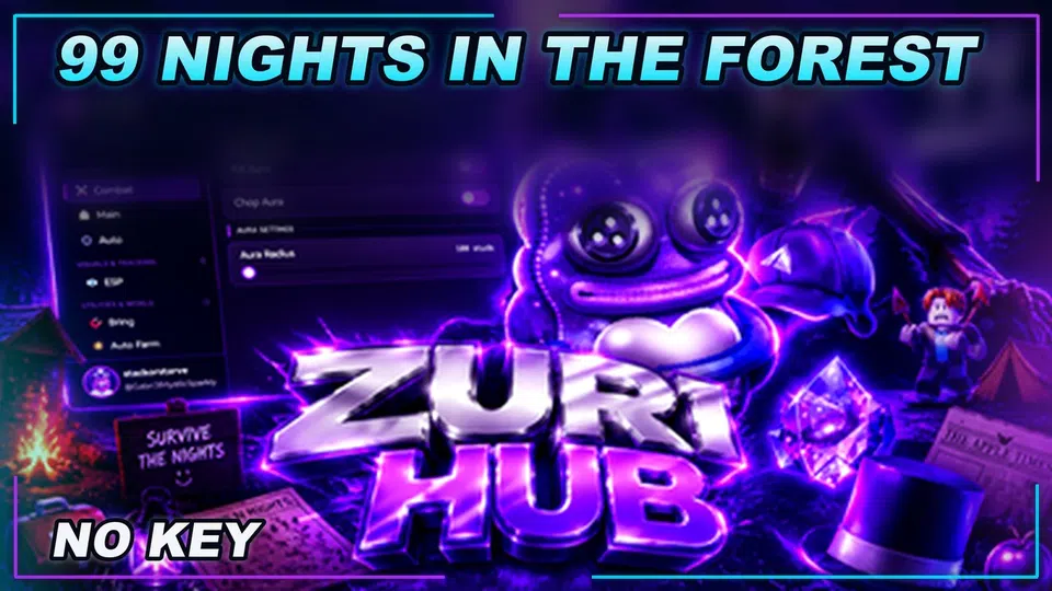 Thumbnail for 99 Nights in the Forest 🔦 Script | NO KEY | SCRIPT HUB