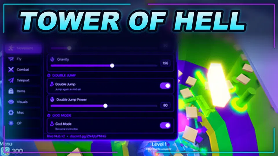 Thumbnail for Tower of Hell Script | SCRIPT HUB | Fast Text Access